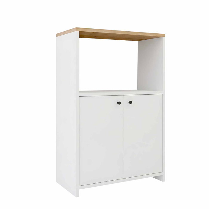 Hanah Home Armario Multiusos Vrn1-Sw Natural y Blanco Hanah Home Armario Multiusos Vrn1-Sw Natural y Blanco